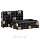 RICHMOND pojemnik na biżuterię VELICIA    złoty / czarny - 7