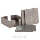 RICHMOND zestaw podkładek pod kubki VIVI  szary - 4