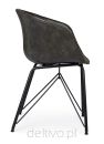 BIZZOTTO krzesło WARHOL szare - 5