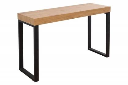 Biurko industrialne metalowy stelaż OAK 120 dąb naturalny