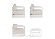 BIZZOTTO zestaw ogrodowy MOSES beżowy - 8