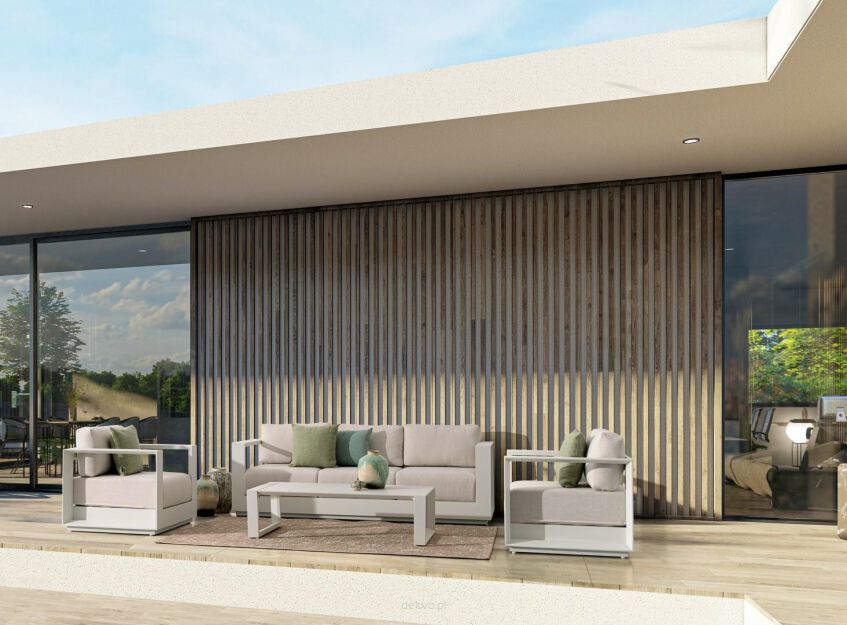 BIZZOTTO zestaw ogrodowy MOSES beżowy