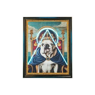 Obraz NEON BULLDOG 80x100 cm