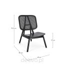BIZZOTTO fotel YVES czarny - 8