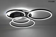 MOOSEE lampa sufitowa / plafon RINGS 5    czarna - 3