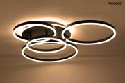 MOOSEE lampa sufitowa / plafon RINGS 5    czarna - 4