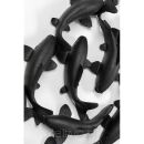 KARE dekoracja ścienna SCHOOL OF KOI 160  czarna - 3