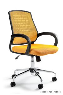 Krzesło biurowe AWARD W-120 żółty