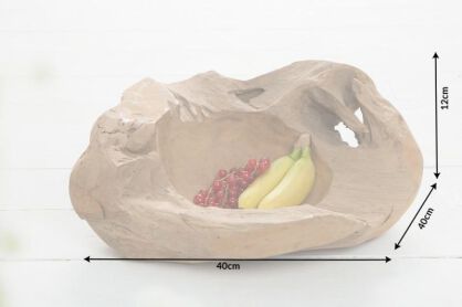 INVICTA miska NATUR 40 cm teak