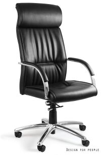 Fotel biurowy BRANDO eko-skóra C049-PU czarny