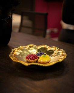 KARE komplet 2 półmisków BELL 36 cm       złoty