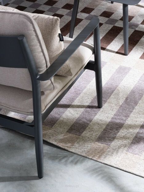 BIZZOTTO zestaw ogrodowy NEBULA antracyt  / beż