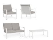 BIZZOTTO zestaw ogrodowy KONNOR 2 biały - 3