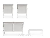 BIZZOTTO zestaw ogrodowy KONNOR 2 biały - 5