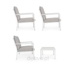 BIZZOTTO zestaw ogrodowy KONNOR 2 biały - 6