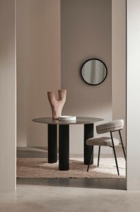 BIZZOTTO stół jadalniany BAMIRA 120       czarny