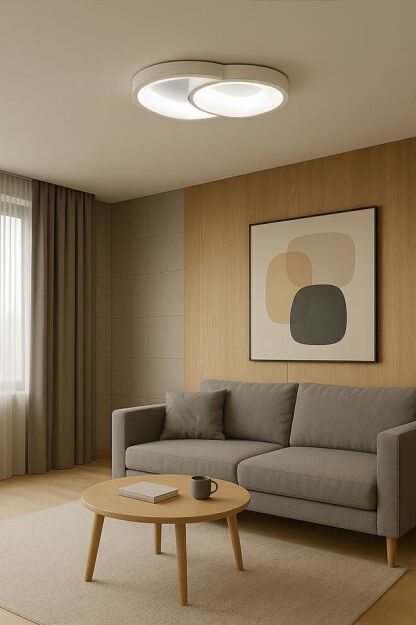 MOOSEE lampa sufitowa / plafon CELLS 2    biała