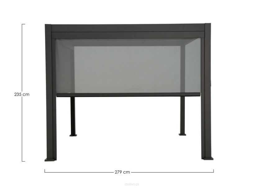 BIZZOTTO roleta do pergoli OCEAN / MAREA  3m szara