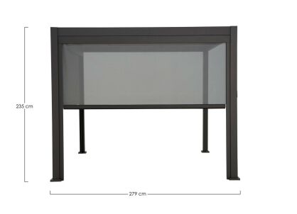 BIZZOTTO roleta do pergoli OCEAN / MAREA  3m szara