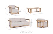 BIZZOTTO zestaw ogrodowy THESEUS          naturalny - 12