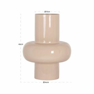 RICHMOND wazon BENICE S beżowy