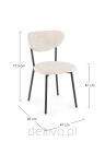 BIZZOTTO krzesło LUDMILLA beżowe - 8