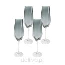 KARE komplet 4 kieliszków do szampana     DIAMOND SMOKE 365 ml - 2