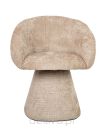 MaMaison krzesło obrotowe PEDRA beżowe - 6