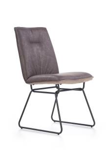 Krzesło BRUM ciemnoszary-brązowy