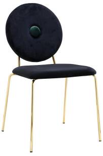 Krzesło BAROCCO czarny-złoty