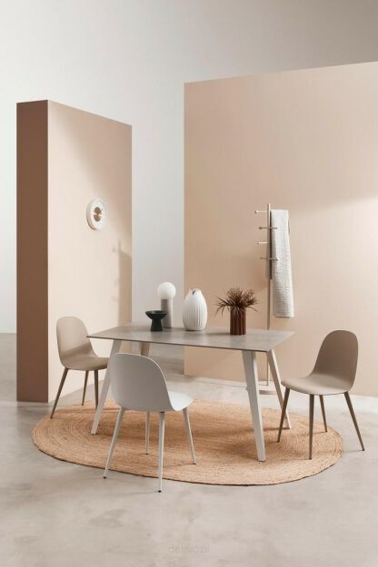 BIZZOTTO stół jadalniany ARJETA 140x80    biały