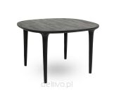 MaMaison stół jadalniany LAMINAR 120      czarny / drewno - 2