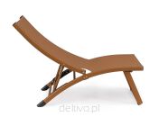 BIZZOTTO leżak ogrodowy TAYLOR brązowy - 4