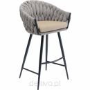 KARE krzesło barowe KNOT brązowe - 2