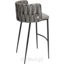 KARE krzesło barowe CHEERIO szare - 3