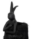 KARE lampa stołowa RABBIT FUR 50 cm       czarna / złota - 3
