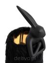 KARE lampa stołowa RABBIT FUR 50 cm       czarna / złota - 4