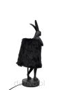 KARE lampa stołowa RABBIT FUR 50 cm       czarna / złota - 6