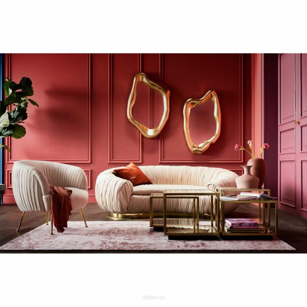 KARE sofa 2-osobowa PERUGIA beżowa