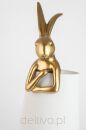 KARE lampa stołowa RABBIT 88 cm biała / złota - 10