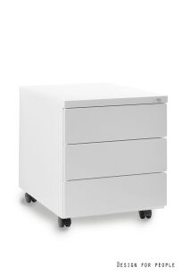 Kontener biurowy 39x55x48 cm 424-W biały