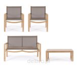 BIZZOTTO zestaw ogrodowy KALLEN           naturalny - 5