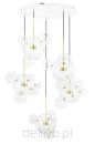 MOOSEE Lampa wisząca CAPRI DISC 5 złota   - 300 LED, aluminium, szkło - 2
