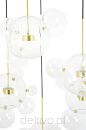 MOOSEE Lampa wisząca CAPRI DISC 5 złota   - 300 LED, aluminium, szkło - 10